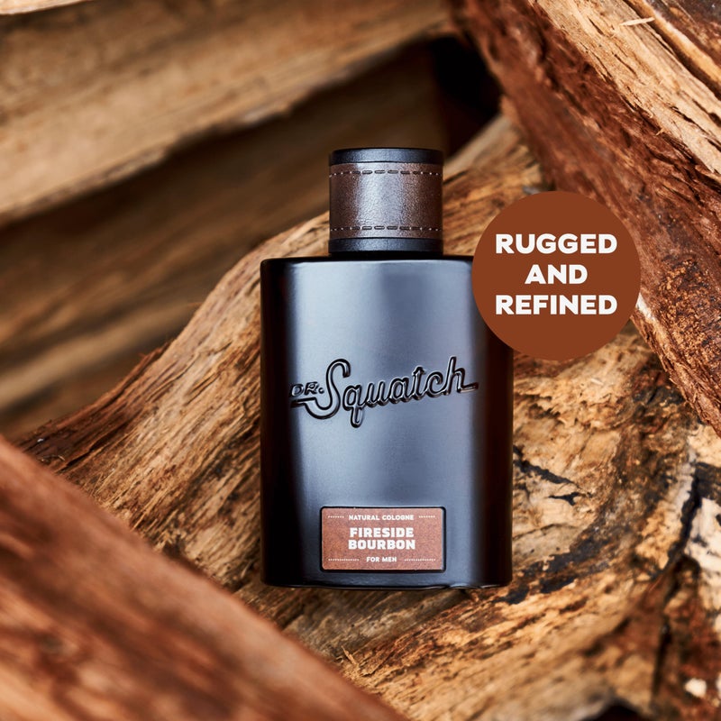 Dr. Squatch Natural Cologne for Men - Scent-Lock Technology and Sustainably-Sourced Ingredients - Fireside Bourbon Cologne (1.7 fl oz) - Image 3