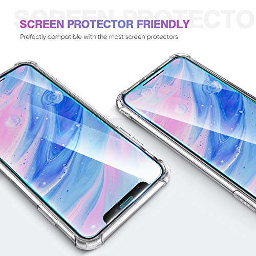 ORIbox for iPhone 11 Pro Max Case Clear,with 4 Corners Shockproof Protection,iPhone 11 Pro Max Clear Case for Women Men Girls Boys Kids,Case for iPhone 11 Pro Max Phone Clear - Image 4