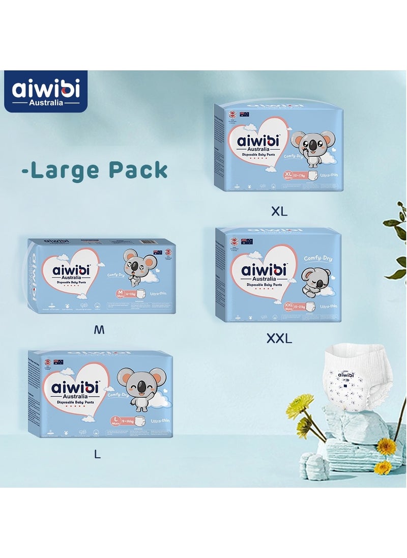 Aiwibi سروال أطفال مريح وجاف مقاس 6-XXL (15-21 كجم) 36 قطعة - pzsku/ZCF6B64901DC9CA226D35Z/45/_/1721131632/6b59a2f4-950b-45ee-8235-8731e063c0c8