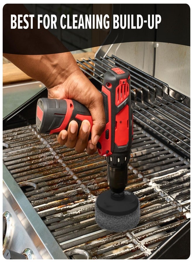 Dirt Devil Scour Pad Cleaning Set, 3 Piece, 3.5" Pads, for Use on Stainless Steel, Tubs, Showers, Metal and More, Extreme Dirt Build Up, Scouring Pad Drill Attachment for Cleaning - Image 2