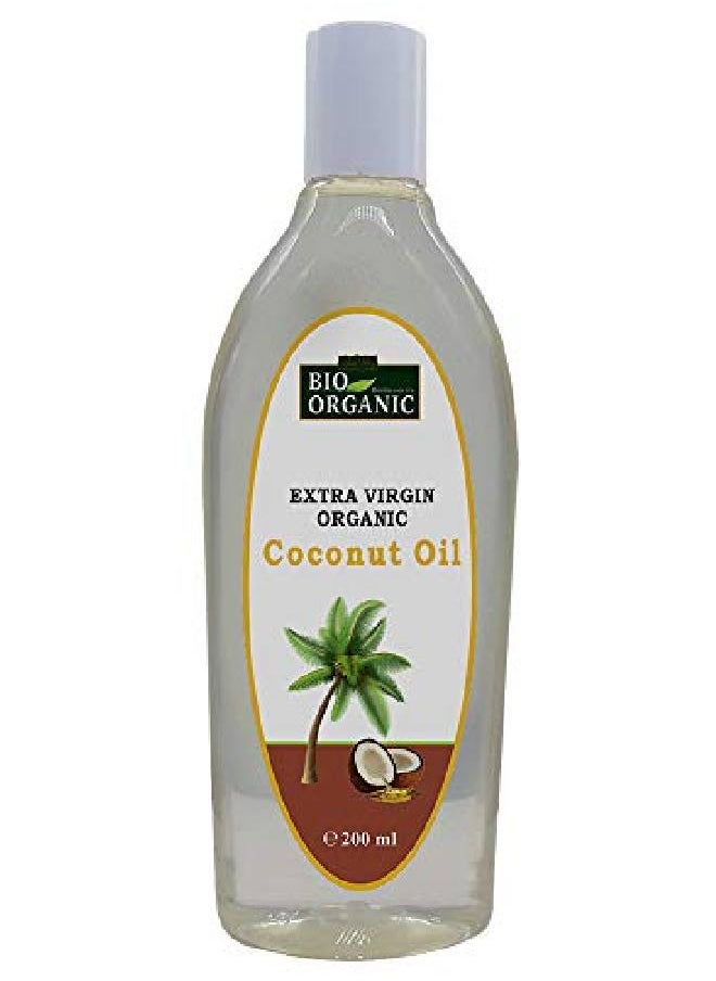 Indus Valley Bio Organic Extra Virgin Organic Coconut Oil For Hair And Skin Care (200Ml)  - Image 1