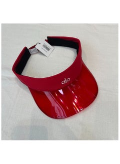 Alo red sun-protective hat, baseball cap with a peaked top