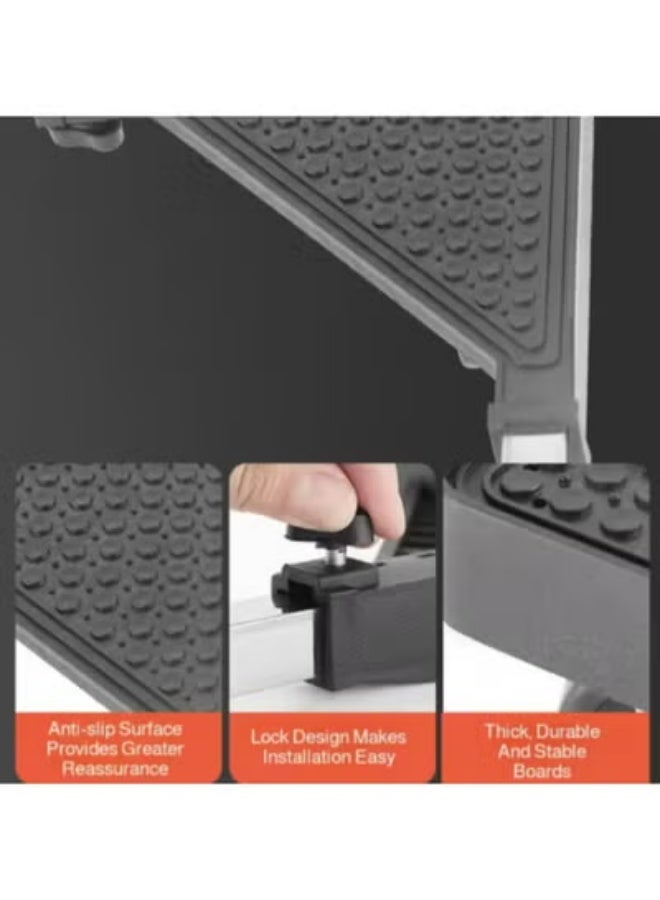 سيسلي رف الأجهزة المنزلية المتنقلة بعجلات عالمية وقاعدة ثلاجة وقاعدة غسالة ورف متنقل بعجلات عالمية تلسكوبية - Image 2