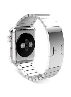 Apple Watch Series 7 45mm Stainless Steel Bracelet Watch Band Strap - Silver