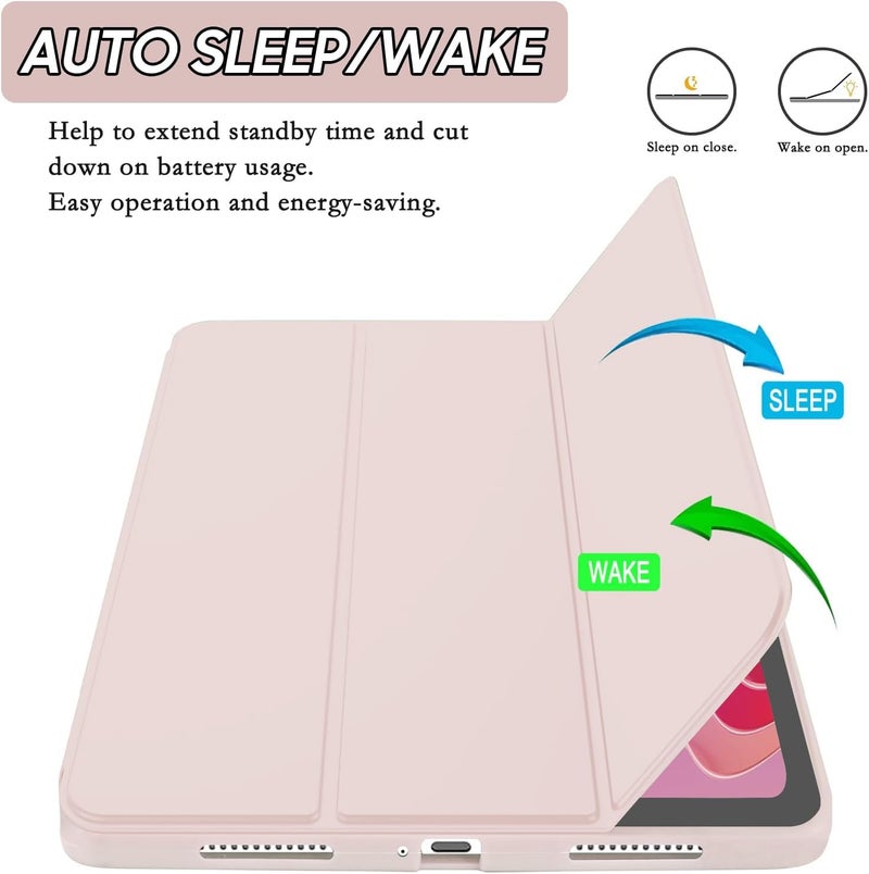 Boxome Tablet Case Cover for Samsung Galaxy Tab A9 Plus 11 inch [Auto Sleep/Wake Cover] [Trifold Stand] - Pink - Image 5
