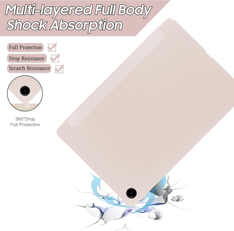 Boxome Tablet Case Cover for Samsung Galaxy Tab A9 Plus 11 inch [Auto Sleep/Wake Cover] [Trifold Stand] - Pink - Image 4
