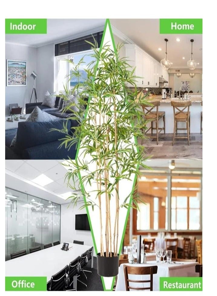 AL KHALDIYA Artificial Bamboo Tree, Artificial Bamboo Plant, Real Touch Technology, Perfect artificial plant for home office interior decoration  - Image 2