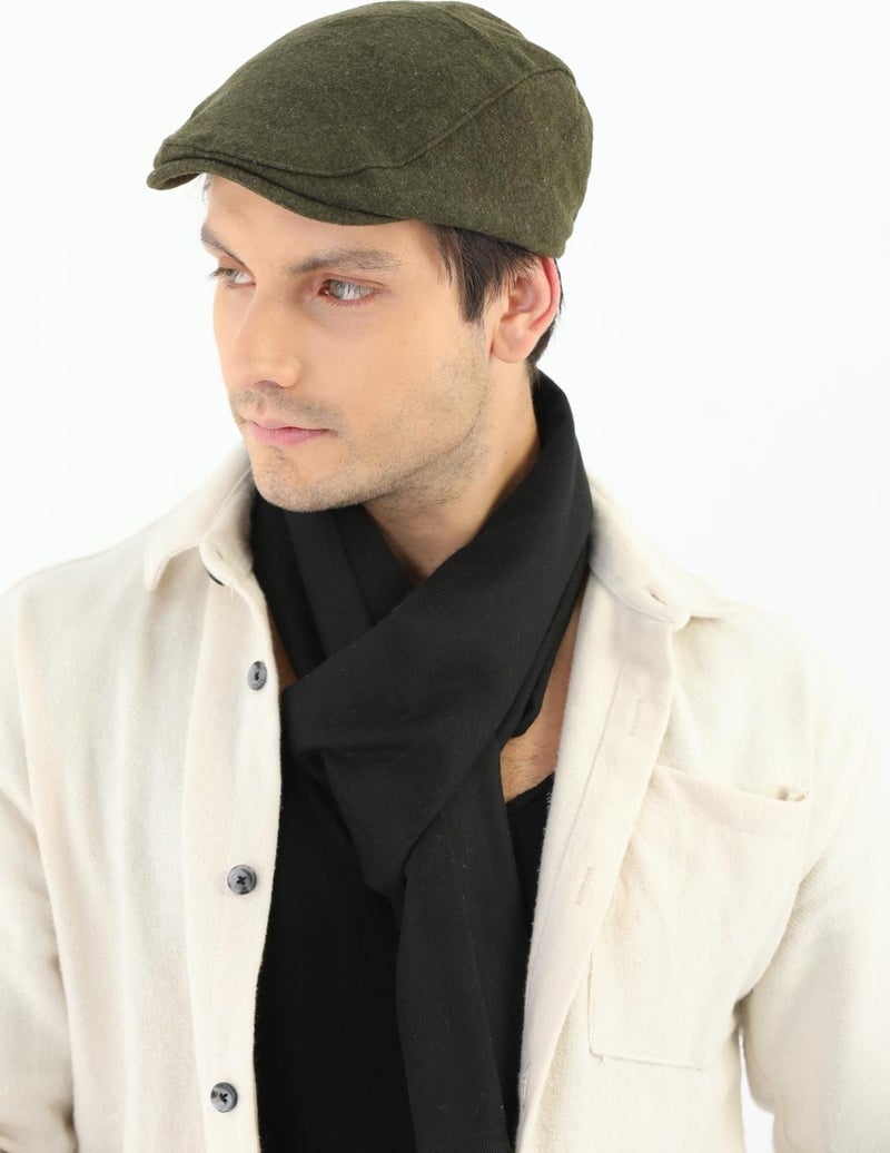 Elif Iç Giyim Elif Underwear Winter Khaki Wool Sports Cap  - Image 1