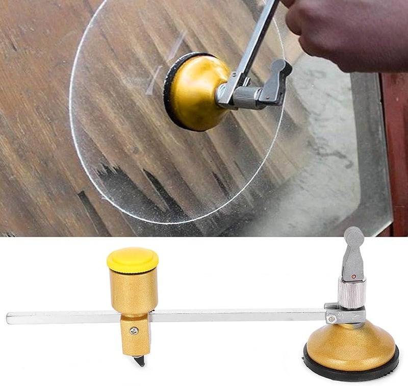 Baxnore Glass Circle Cutter Tool with Compass for Precise Circular and Hole Cutting - Image 5