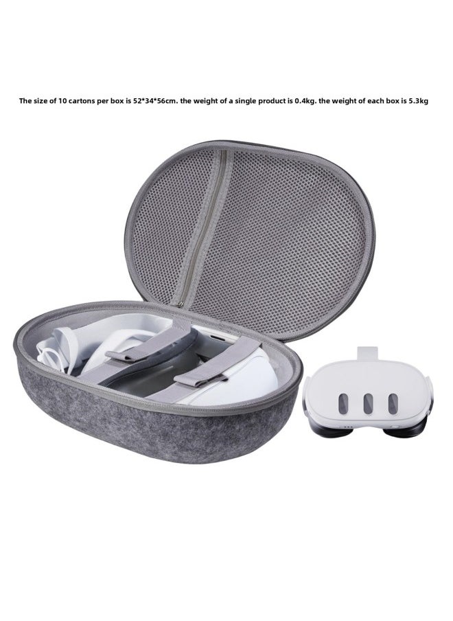 Generic Applicable Meta Quest 3 Storage Bag Original Design Felt Hard Case VR Glasses Portable Protective Bag-Model:2  - Image 1