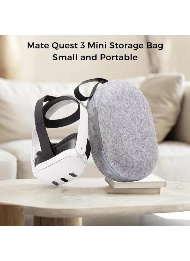 Generic Applicable Meta Quest 3 Storage Bag Original Design Felt Hard Case VR Glasses Portable Protective Bag-Model:2  - Image 2