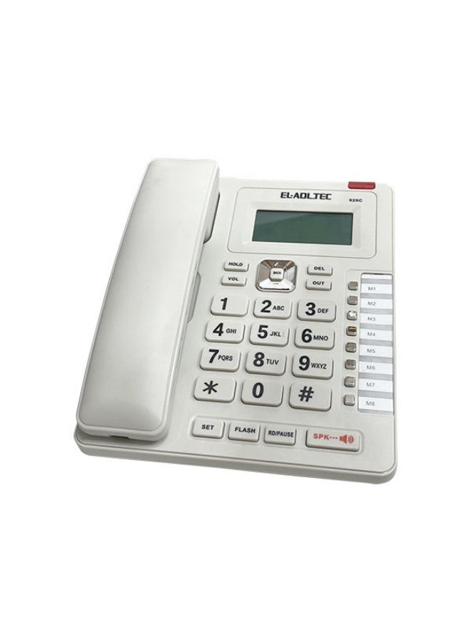 تليفون ارضي سلكي العدل تك متعدد الالوان - 929C