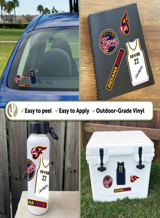 Desert Cactus Caitlin Clark Indiana Fever WNBA Officially Licensed Sticker Vinyl Decal Laptop Water Bottle Car Scrapbook (P4) - Image 5