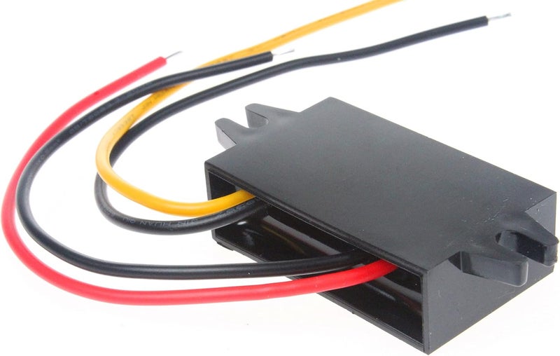 محول خفض الجهد DC إلى DC 3.3V 2A موديول 12V 16V 6V-22V خفض إلى 3.3V 2A محول طاقة مقاوم للماء IP68 مع حماية من التيار الزائد والحرارة الزائدة والدائرة القصيرة وانخفاض الجهد (3.3V 2A، أسود) - Image 5