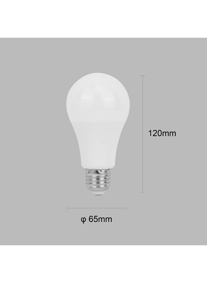 هامر همر | لمبة إضاءة LED | 12 واط | قاعدة E27 | أبيض 6500 كلفن | 6 × 12 سم | للإنارة المنزلية والتجارية | لمبة موفرة للطاقة - Image 2