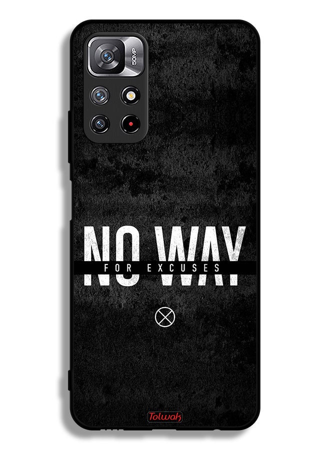 Tolwak Xiaomi Redmi Note 11S Protective Case Cover No Way For Excuses - Image 2