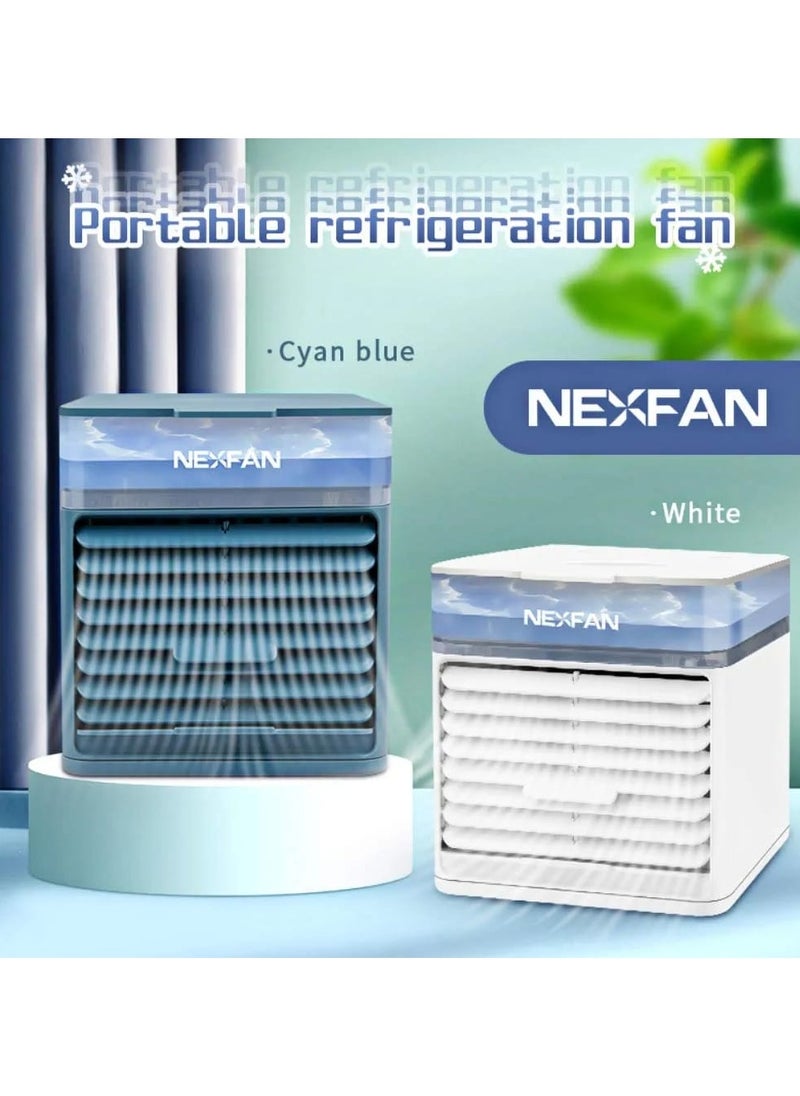 NEXFAN - NEXFAN 7-Color Cooling Fan with 3 Speeds – Portable Mini Air Conditioner & Evaporative Cooler for Office, Home, and Camping - Image 1