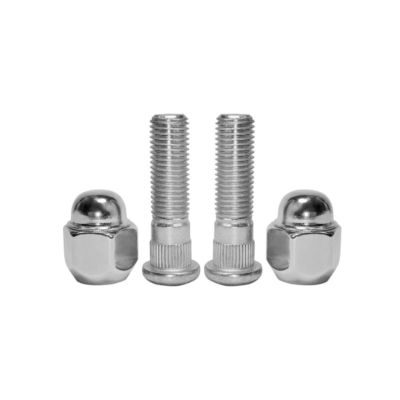 Mysttoo M12x150 Wheel Lug Stud Nut Set Compatible with Hyundai Sonata Elantra Tucson Genesis Accent Santa Fe Forte Kia Optima Rio Rondo Soul Forte5 More 610568 5295014140 4PCS