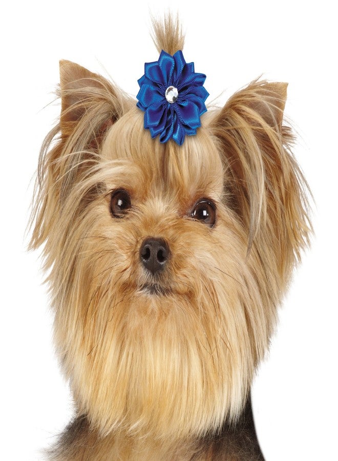 Aria 100 Count Rhinestone Rainbow Pet Hair Bow - Image 3