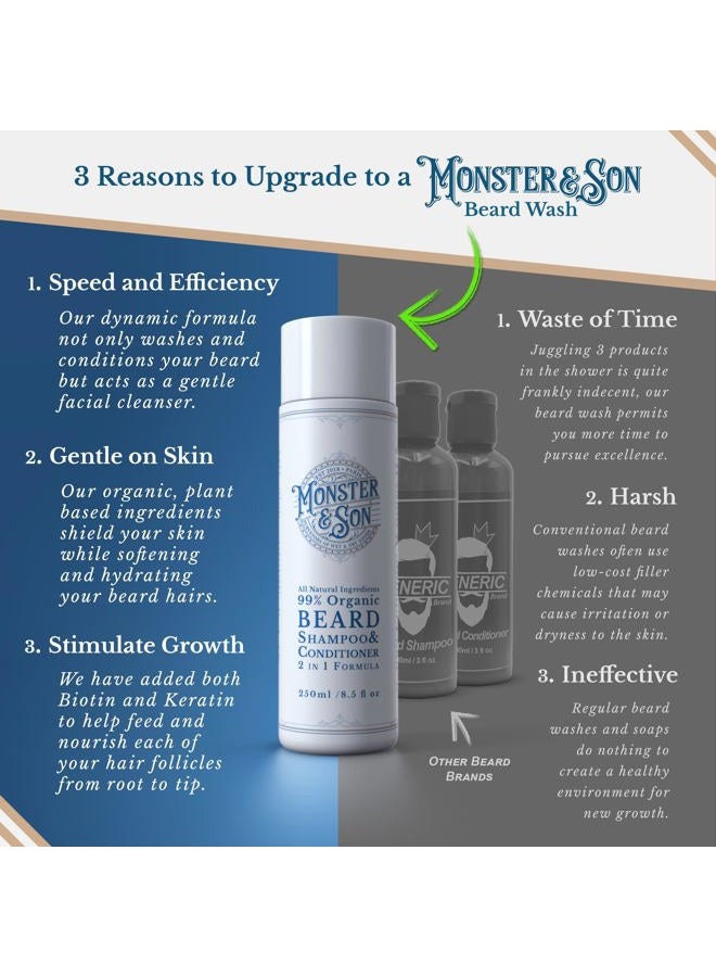 Monster&Son Organic Beard Care Growth Set - Image 3