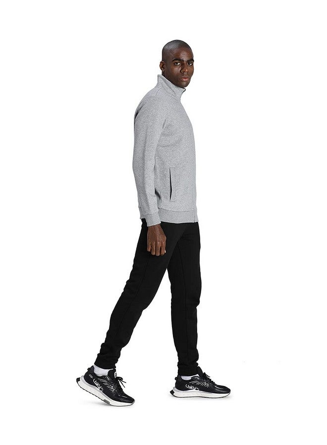 Puma Mens Clean Sweat Suit, Medium Gray Heather, S (58584103) - Image 5