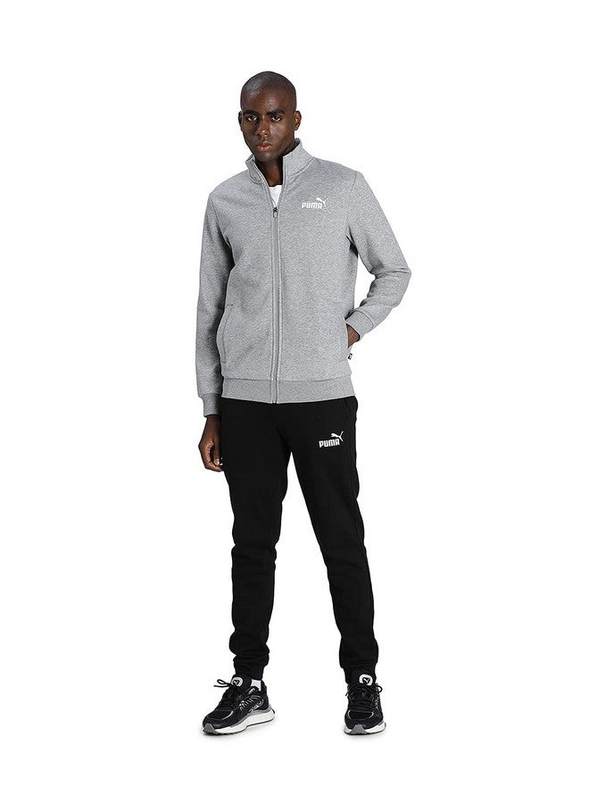 Puma Mens Clean Sweat Suit, Medium Gray Heather, S (58584103) - Image 1