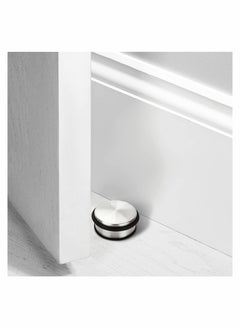 Generic 4 PcsDoor Stop Stainless Steel, Heavy Duty Chrome Door Stopper with Rubber Buffer Ring, Metal Round Door Stoppers for Floor, Safety Door Wedge for Home Office  - Image 5