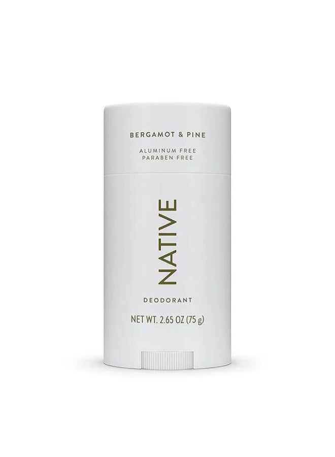 Natural Deodorant 75g| BERGAMOT & PINE