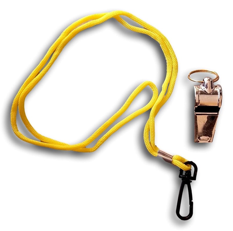 Canbee Premium Brass Whistle for Sports, Safety, and Training | Durable Metal Whistle with Loud Sound | Ideal for Coaches, Referees, Lifeguards, Dolphin Training Whistle and Outdoor Activities (1) - Image 3