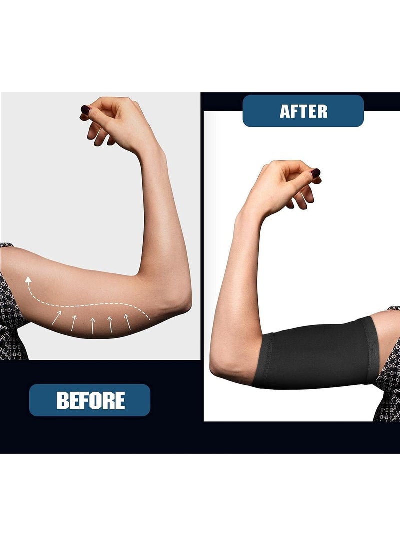 LUMYA 2 Pack Arm Trimmer Sweat Arm Shaper Bands, Sauna Arm Shaper Wraps, Reduce Cellulite and Improve Sweating, Wraps Arm Trainer for Sports Workout - Image 4