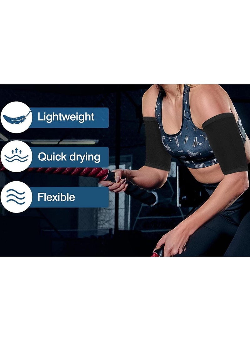 LUMYA 2 Pack Arm Trimmer Sweat Arm Shaper Bands, Sauna Arm Shaper Wraps, Reduce Cellulite and Improve Sweating, Wraps Arm Trainer for Sports Workout - Image 3