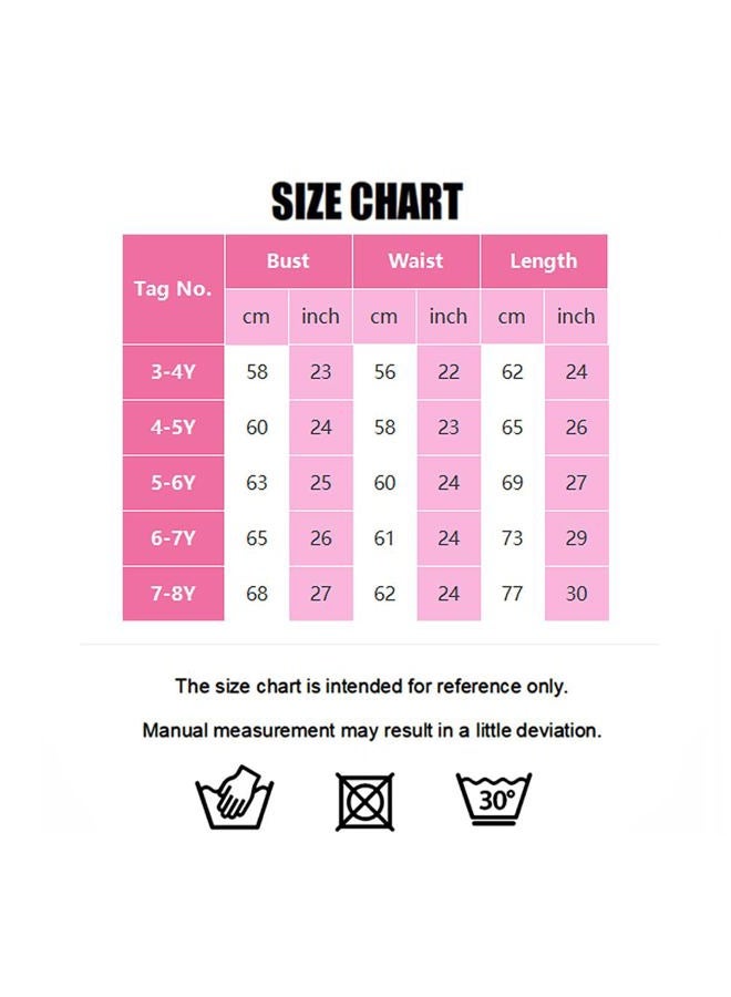 IMEKIS Toddler Kids Girls Birthday Dress Shiny Heart Tulle Ruffled Tutu Dresses Tea Party Photo Shoot 4-10T, Pink + Red Hearts, 7-8 Years - Image 5