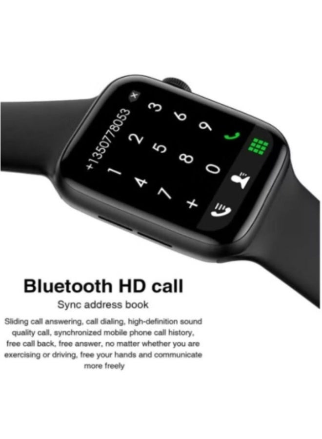 T900 Pro Max Series 7 Smart Watch – Full HD Color Touch Screen, Bluetooth Fitness Tracker with Smart Notifications, Multiple Watch Faces, 12/24-Hour Time Display, Stylish Sports Smartwatch for Men  Women – Black - Image 3