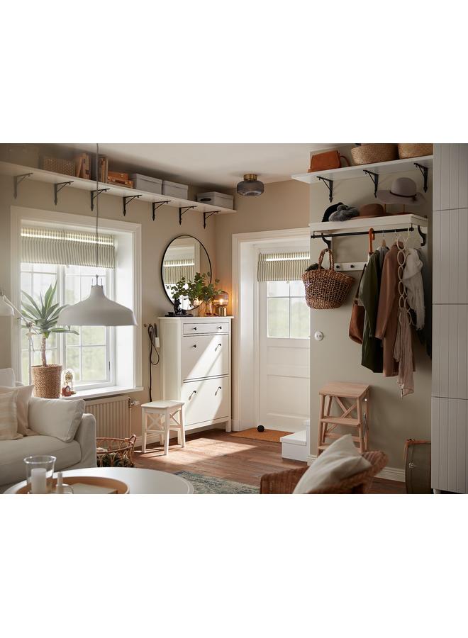 erorex Wall Shelf, White/Anthracite, 120X30 Cm - Image 5