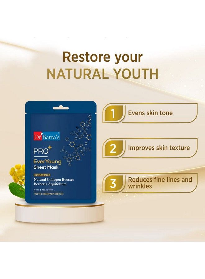 Dr Batra's Pro+ Everyoung Sheet Mask (25G) - Image 4