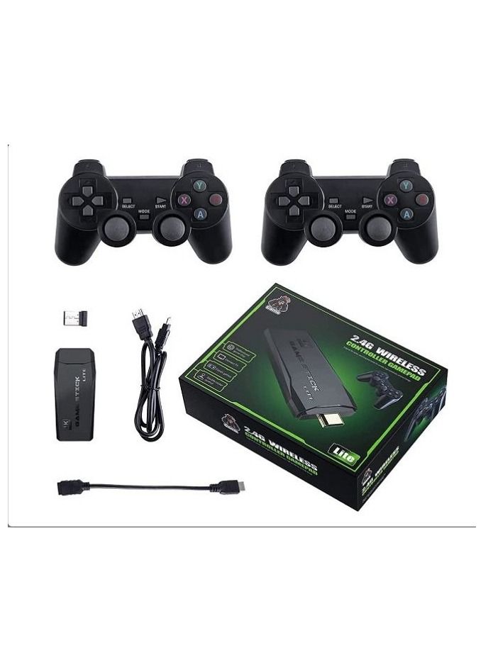 Lite Game Stick Console with Dual Wireless Controllers Connect - Image 1