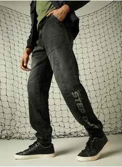 Hubberholme Men's Black Straight Fit Jeans - Sleek and Stylish Denim  - Image 2