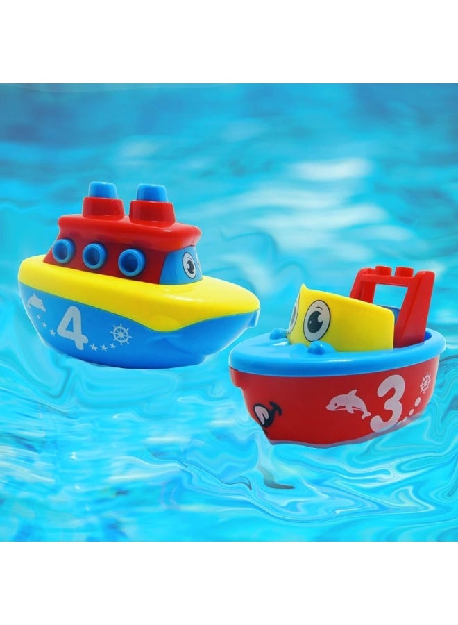 3 Bees & Me 3 Bees & Me Bath Toys for Boys and Girls - Magnet Boat Set for Toddlers & Kids - Fun & Educational - Image 1