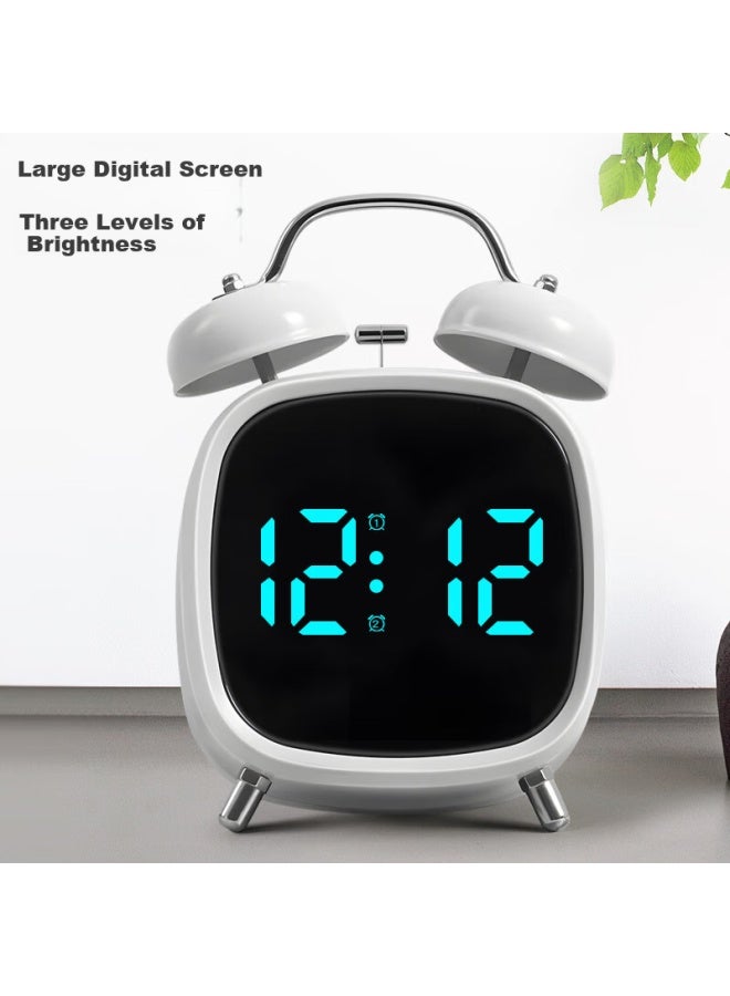 Timess Alarm Clock For High School Students And Children, Electronic Loud Volume Sound-controlled Clock With Strong Wake-up Function, New Model , Bedside Alarm Clock, Back-to And New Year Gift - Image 5