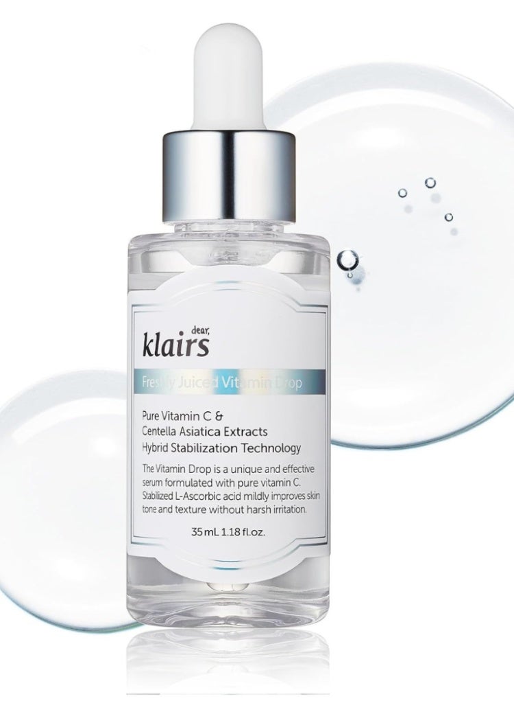 Klairs Dark Spots & Dull Skin Care – Klairs Freshly Juiced Vitamin Drop 35ml | Brightening Serum for Uneven Tone & Pigmentation - Image 1
