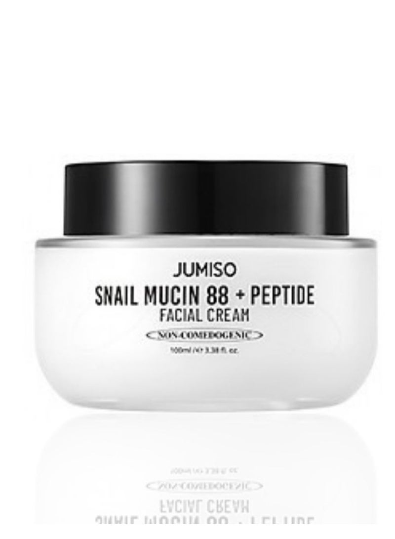 JUMISO Snail Mucin 88 + Peptide Facial Cream 100Ml | Kbeauty, For Sensitive Skin, Calming Acne, Strengthening Skin Barrier, Controlling Oil - Image 1