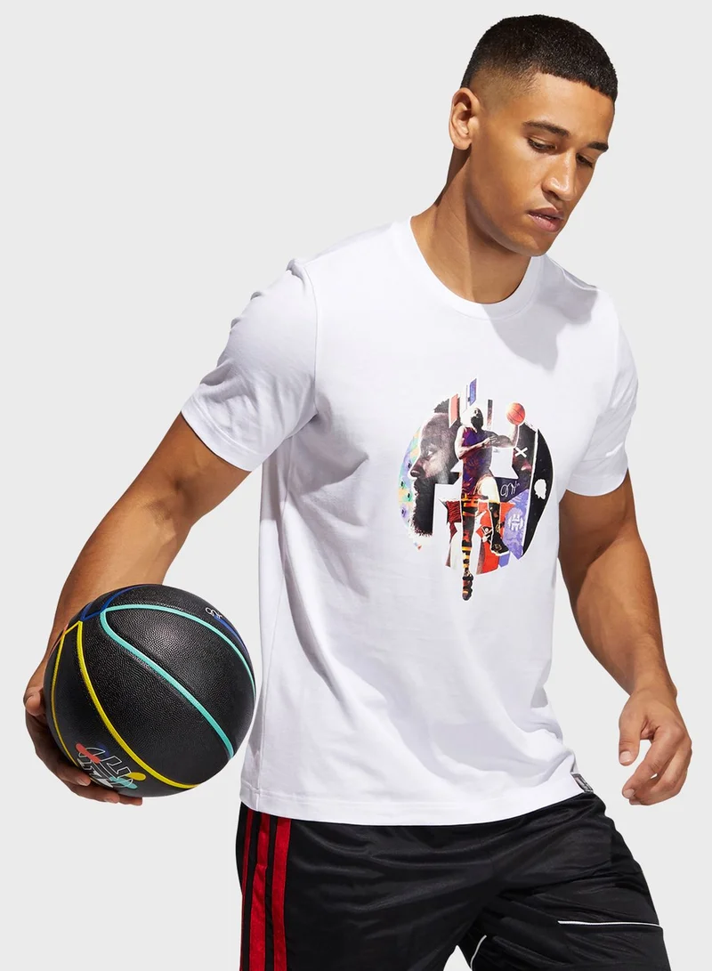 Adidas Harden Abstract T-Shirt