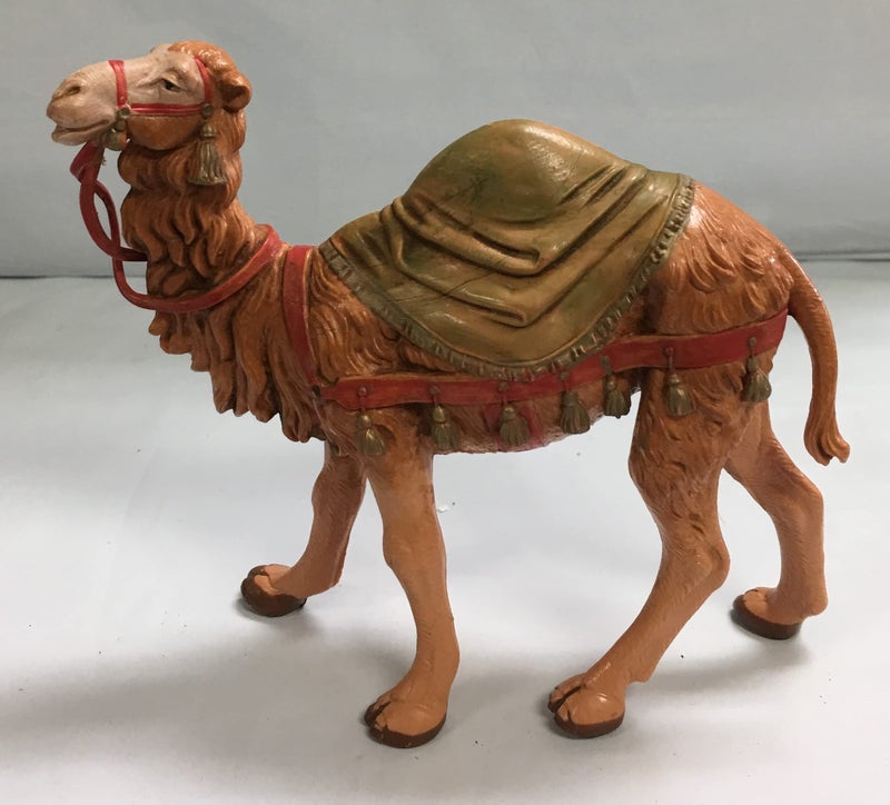 Fontanini by Roman Inc., Camel with Saddle Blanket, 5" Animals Collection, Nativity Figure and Accessories, Hand Sculpted and Painted - Image 4