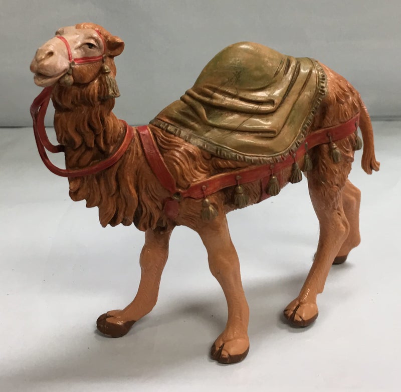 Fontanini by Roman Inc., Camel with Saddle Blanket, 5" Animals Collection, Nativity Figure and Accessories, Hand Sculpted and Painted - Image 2