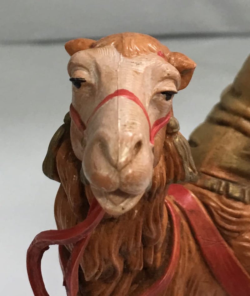 Fontanini by Roman Inc., Camel with Saddle Blanket, 5" Animals Collection, Nativity Figure and Accessories, Hand Sculpted and Painted - Image 3