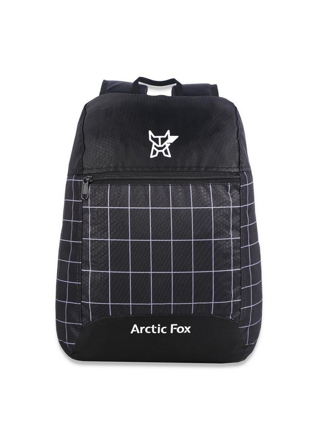 Arctic Fox 17 Liters Tuition Backpack (Grid Black) - Image 1