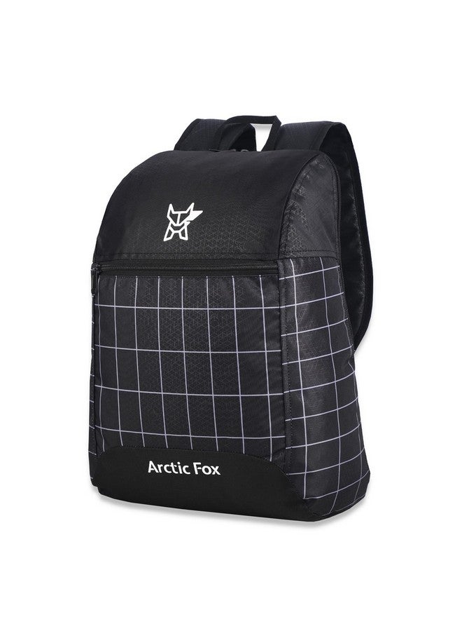 Arctic Fox 17 Liters Tuition Backpack (Grid Black) - Image 4