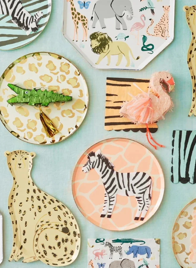 Meri Meri Safari Animal Print Large Napkins 6.5x6.5inch