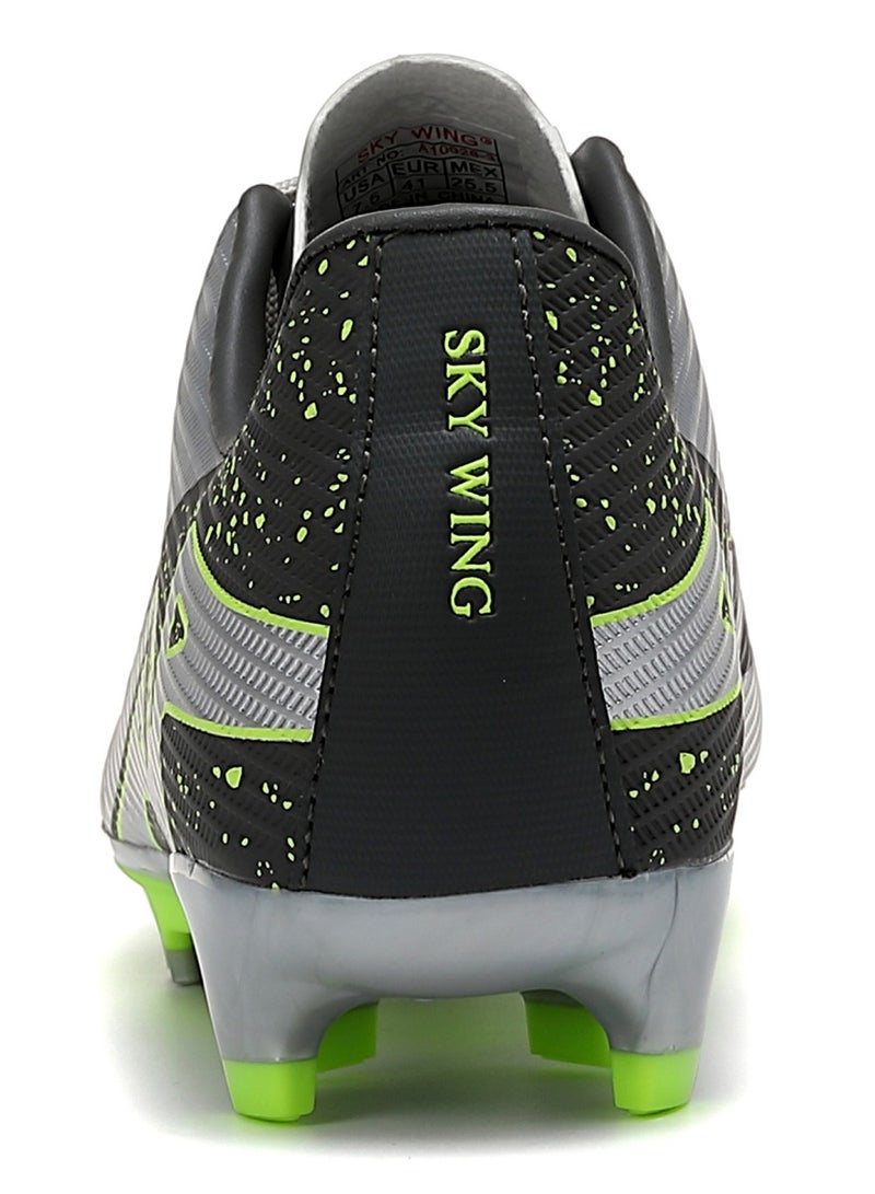 SKY WING Football Cleats Kid,Indoor Outdoor Low Top Soccer Shoes For Boy And Girl Lightweight Shock Resistant Training Boots Professional Turf Shoes Sport Athletic Ground Football Boots  - Image 4