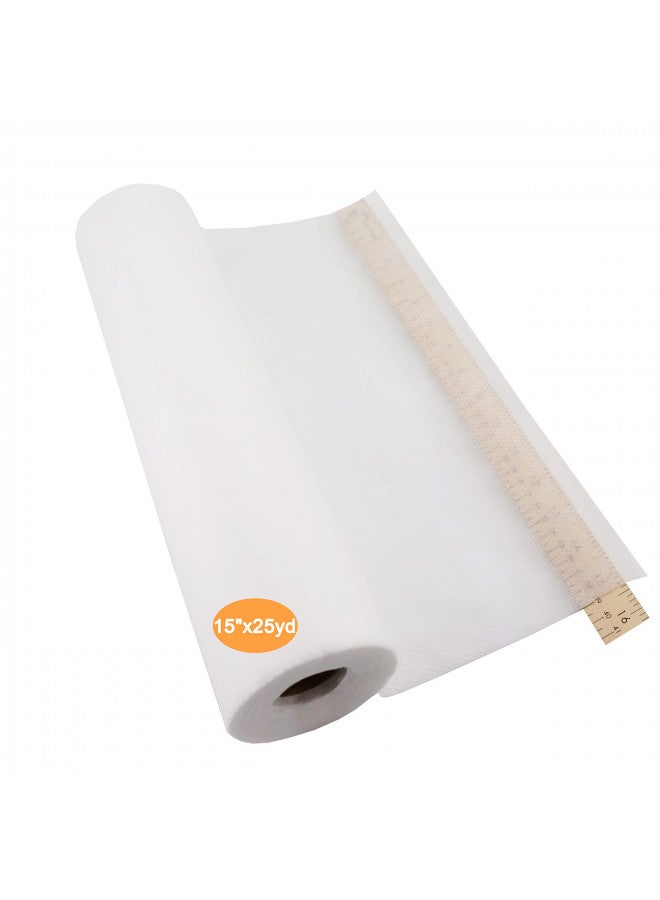 New brothread No Show Mesh Machine Embroidery Stabilizer Backing 15" x 25 Yd roll - Light Weight 1.8 oz - Cut into Variable Sizes for Machine Embroidery and Hand Sewing - Image 2